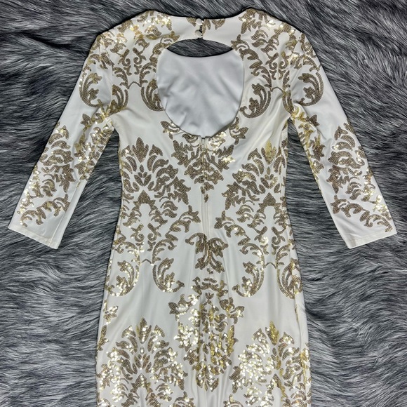 Gold Sequin Dress - Picture 6 of 7
